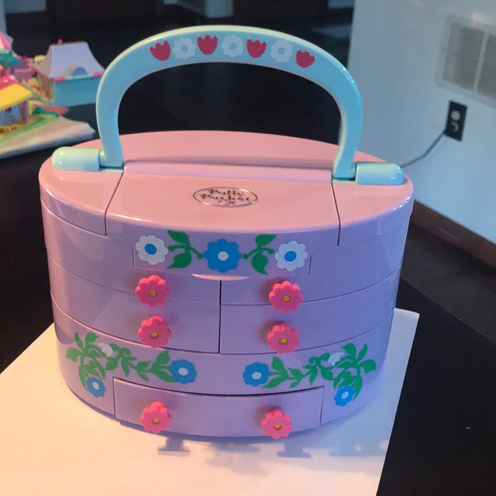 Vintage 90s Polly Pocket - Jewelry Case